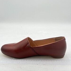 FOWT Brown Almond Toe Pumps Solid Color Loafer Flats Slip On Cozy Party Shoes